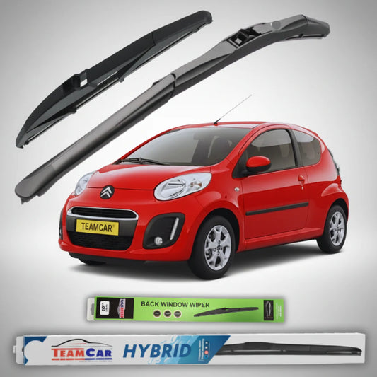 Ștergătoare Hibride TeamCar® Citroen C1 Facelift II 3 uși (2012–2014) | Set Complet
