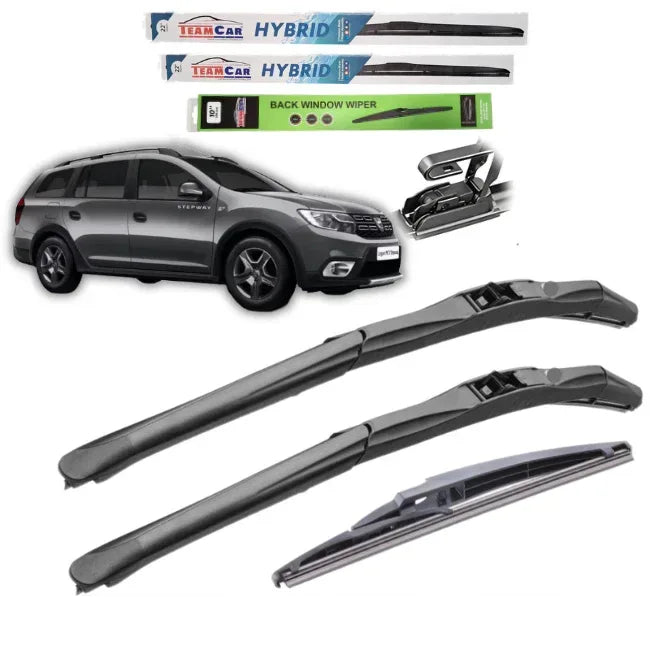 Ștergătoare Dacia Logan MCV Stepway (2017–2020) – Set Complet Hybrid - 221.ro