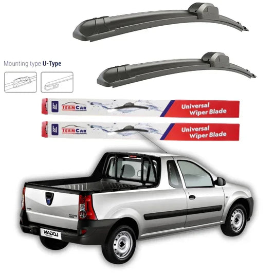 Ștergătoare Dacia Logan (US) PICK-UP 2007-2012 – Set față Flat - 221.ro
