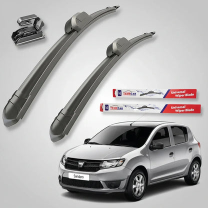 Ștergătoare Dacia Sandero II (2012–2020) TeamCar® – Set față Flat - 221.ro