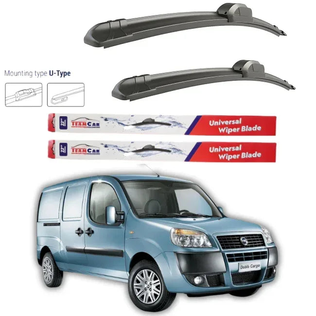 Set stergătoare Fiat Doblo I Cargo (2001–2010) Flat – Set față - 221.ro