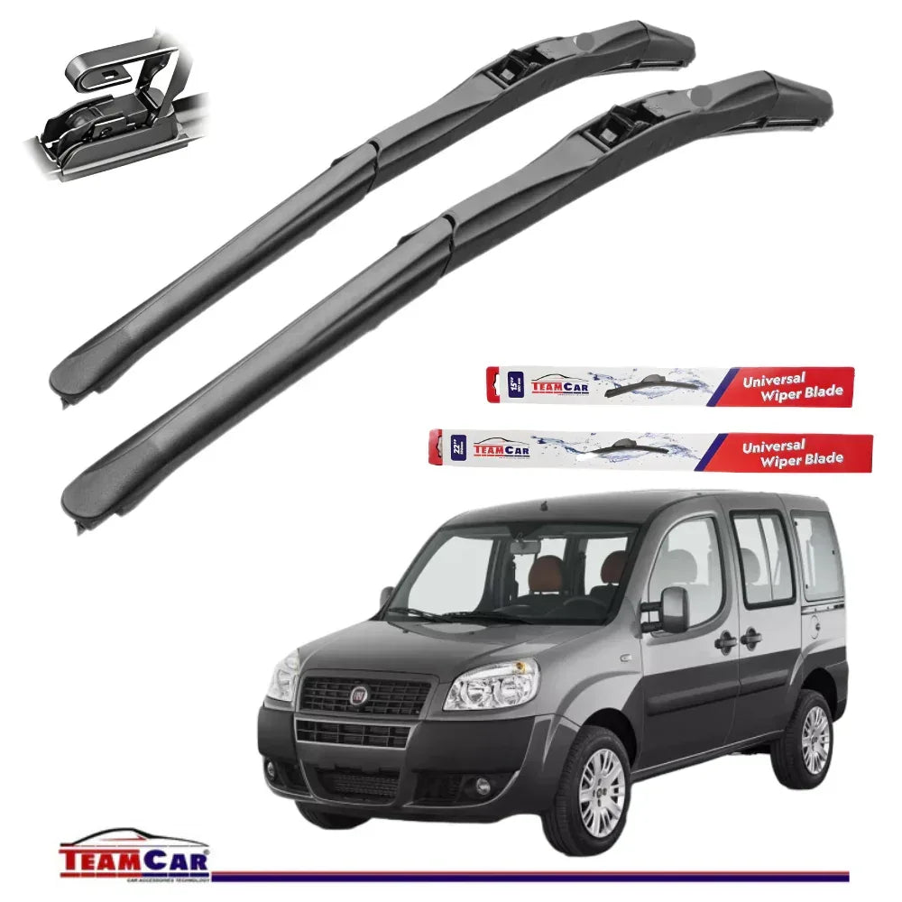 Ștergătoare TeamCar® Fiat Doblo I (2001–2010) Hybrid – Set față - 221.ro