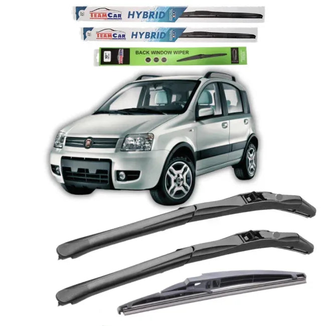 Ștergătoare Fiat Panda (169) 2003-2011 TeamCar® – Set Complet Hybrid - 221.ro