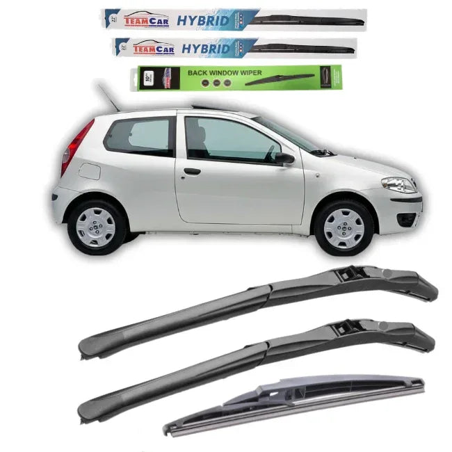Ștergătoare Fiat Punto 3 doors 1999-2010 TeamCar® – Set Complet Hybrid - 221.ro