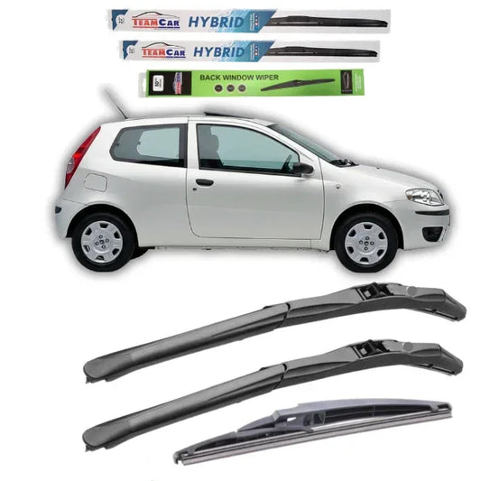 Ștergătoare Fiat Punto 3 doors 1999-2010 TeamCar® – Set Complet Hybrid - 221.ro