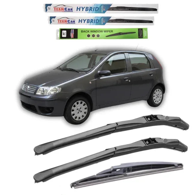 Ștergătoare Fiat Punto 5 doors 1999-2010 TeamCar® – Set Complet Hybrid - 221.ro