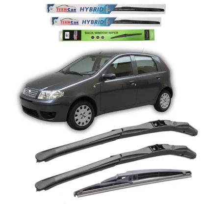 Ștergătoare Fiat Punto 5 doors 1999-2010 TeamCar® – Set Complet Hybrid - 221.ro
