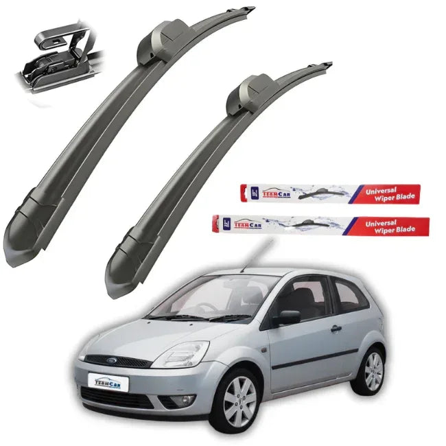 Ștergătoare Ford Fiesta V Hatchback 3 uși (2002–2005) – Set față Flat - 221.ro