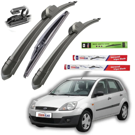 Ștergătoare Ford Fiesta V FL Hatchback 5 uși (2005–2008) – Set Complet Flat - 221.ro
