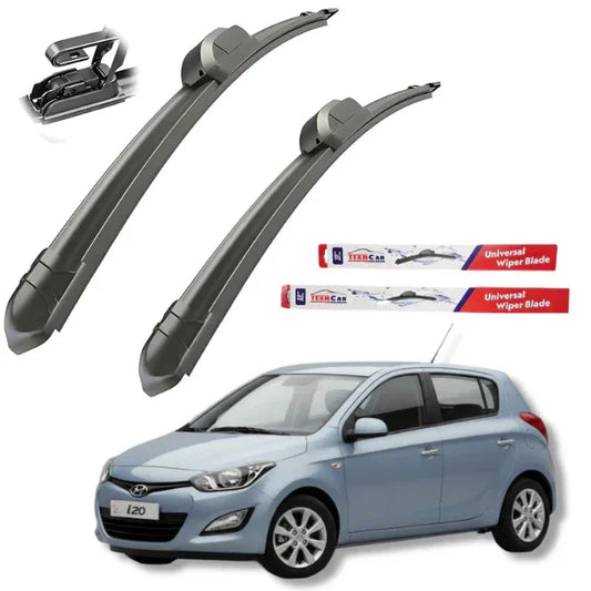 Ștergătoare TeamCar® Hyundai i20 I (2008–2014) – Set față Flat - 221.ro
