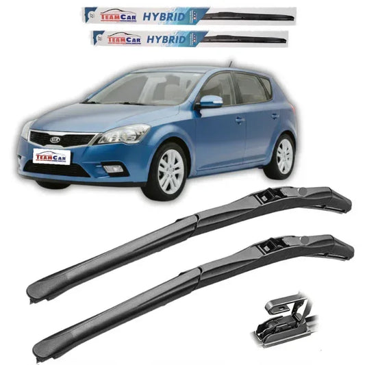 Ștergătoare Kia Ceed I (2009–2012) TeamCar® – Set față Hybrid - 221.ro