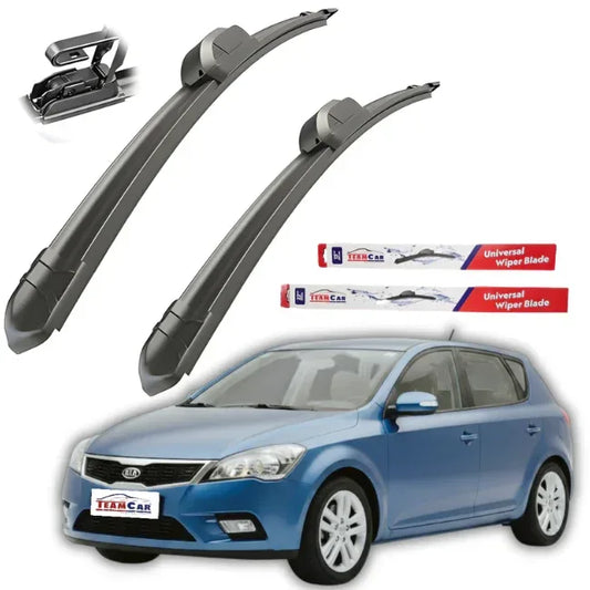 Ștergătoare Kia Ceed I (2009–2012) TeamCar® – Set față Flat - 221.ro