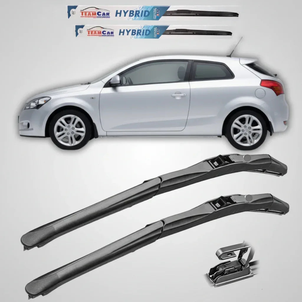 Ștergătoare Kia pro_cee’d (2007–2012) TeamCar® – Set față Hybrid - 221.ro