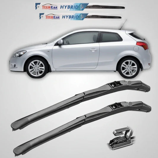 Ștergătoare Kia pro_cee’d (2007–2012) TeamCar® – Set față Hybrid - 221.ro