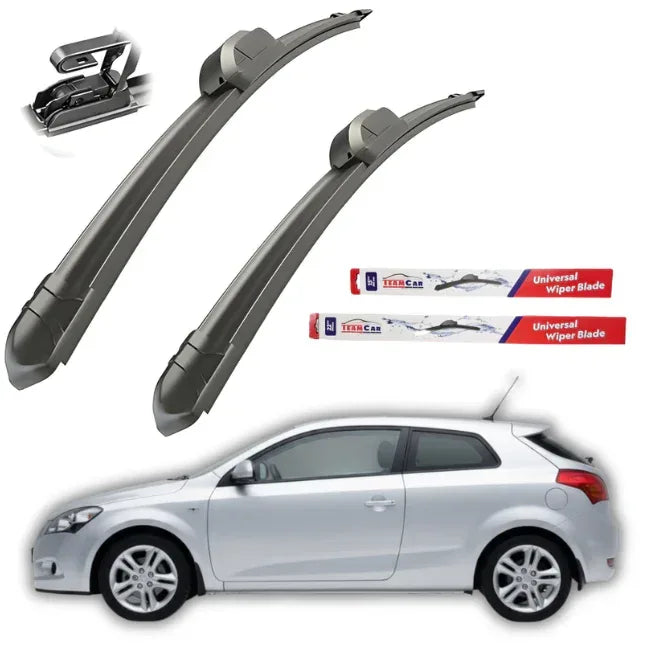 Ștergătoare Kia pro_cee’d (2007–2012) TeamCar® – Set față Flat - 221.ro