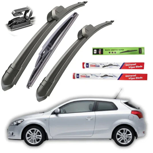 Ștergătoare Kia pro_cee’d 2007-2012 TeamCar® – Set Complet Flat - 221.ro