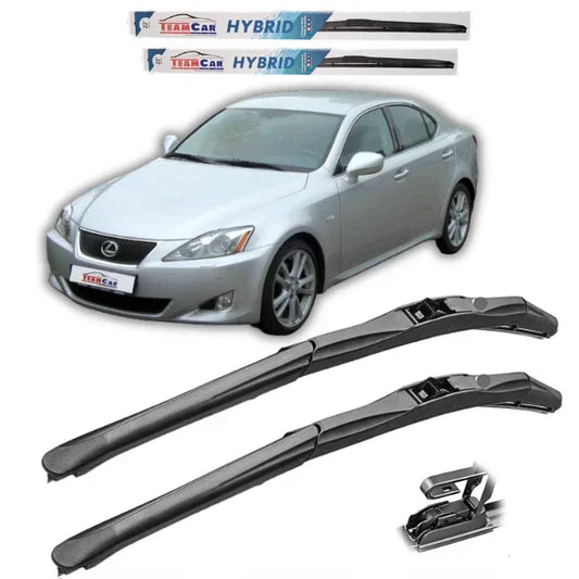 Ștergătoare Lexus IS F (USE20) – 2008–2012 TeamCar® – Set față Hybrid - 221.ro
