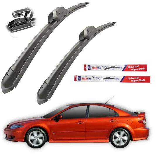 Ștergătoare Mazda 6 GG3 (2002–2008) – Set față Flat - 221.ro