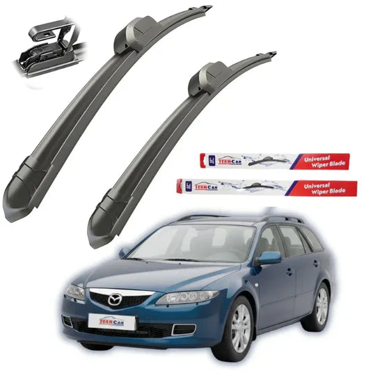 Ștergătoare Mazda 6 Wagon GY (2002–2008) – Set față Flat - 221.ro