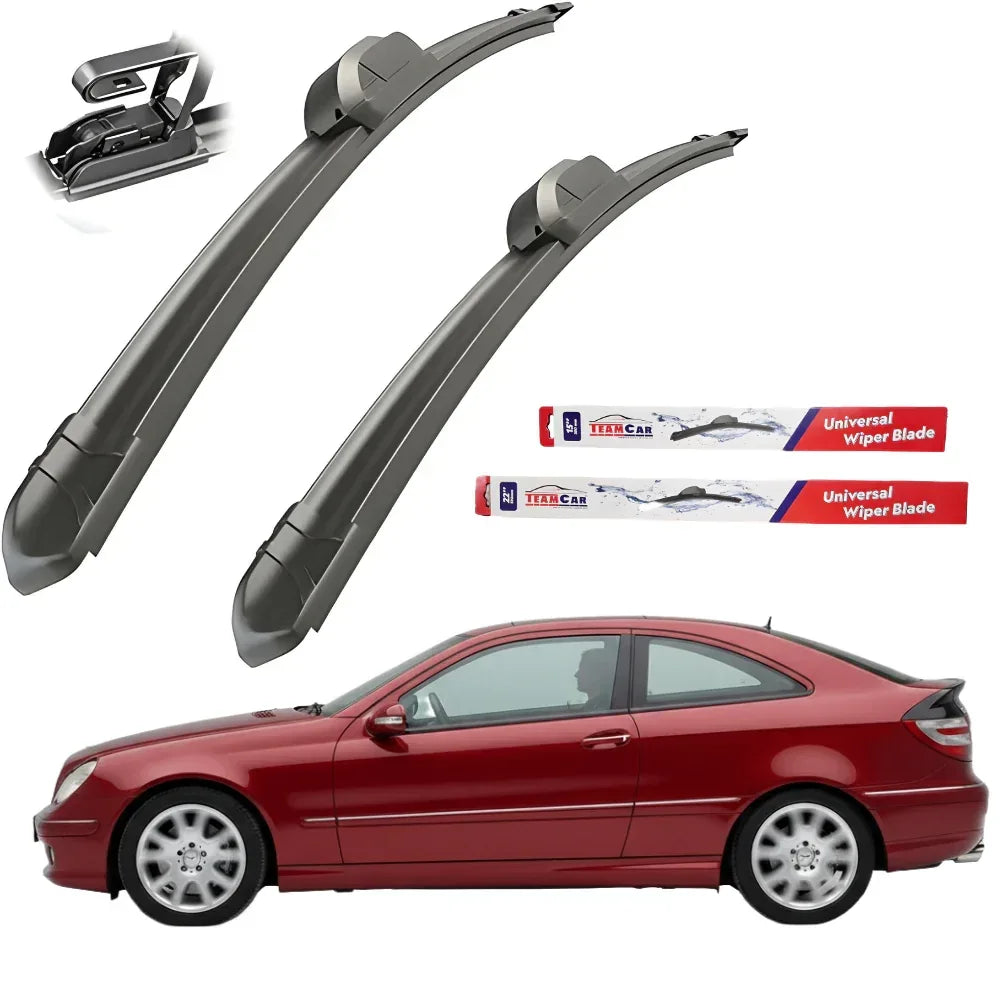 Ștergătoare TeamCar® Mercedes-Benz C/CL203 Coupé 07/2003–2007 (facelift) – Set față Flat - 221.ro