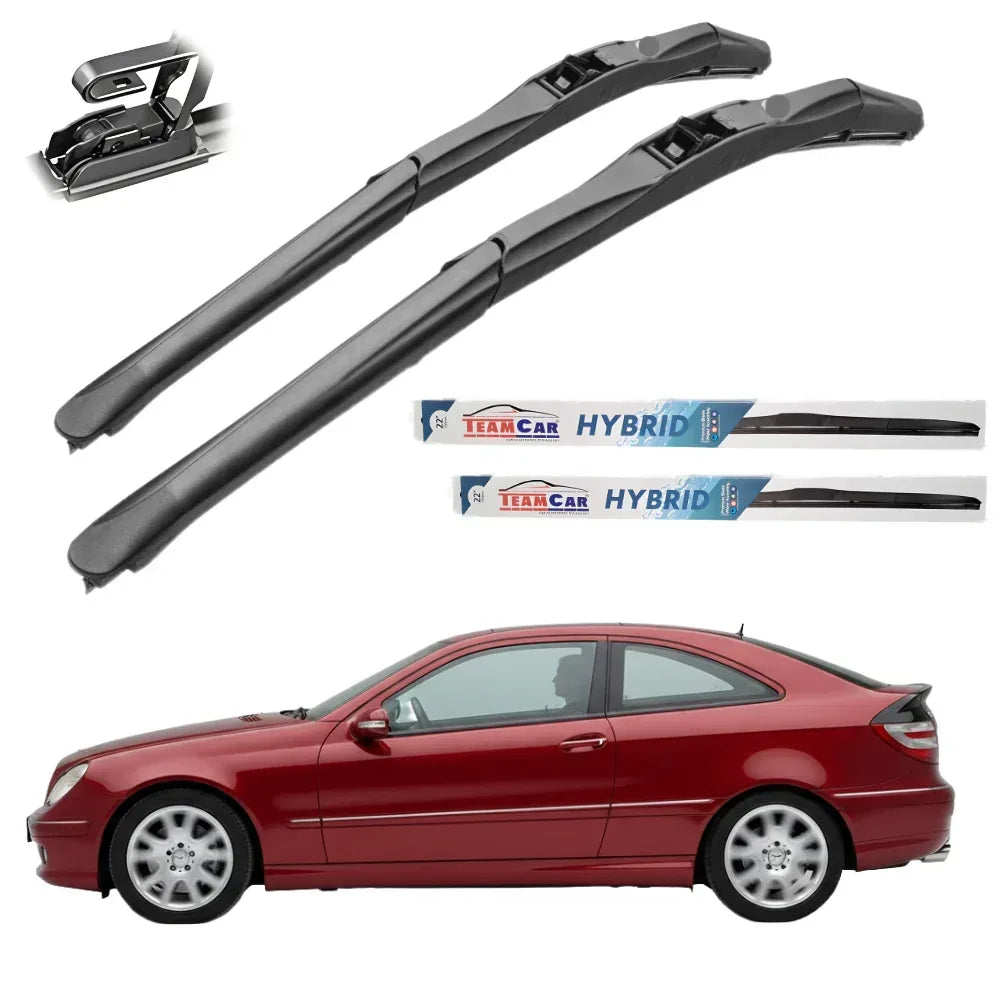 Ștergătoare TeamCar® Mercedes-Benz C/CL203 Coupé 07/2003–2007 (facelift) – Set față Hybrid - 221.ro