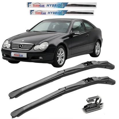 Ștergătoare TeamCar® Mercedes-Benz C/CL203 Coupé 2001–06/2003 (pre-facelift) – Set față Hybrid - 221.ro