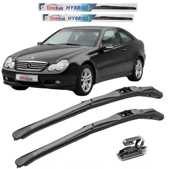 Ștergătoare TeamCar® Mercedes-Benz C/CL203 Coupé 2001–06/2003 (pre-facelift) – Set față Flat - 221.ro