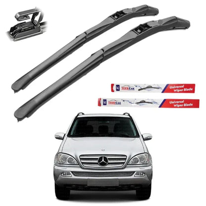 Stergatoare Mercedes-Benz ML W163 (1997–2005) TeamCar® Hybrid – Set fata - 221.ro
