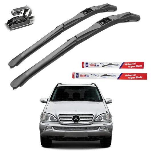 Stergatoare Mercedes-Benz ML W163 (1997–2005) TeamCar® Hybrid – Set fata - 221.ro