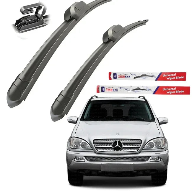 Stergatoare Mercedes-Benz ML W163 (1997–2005) TeamCar® Flat – Set fata - 221.ro