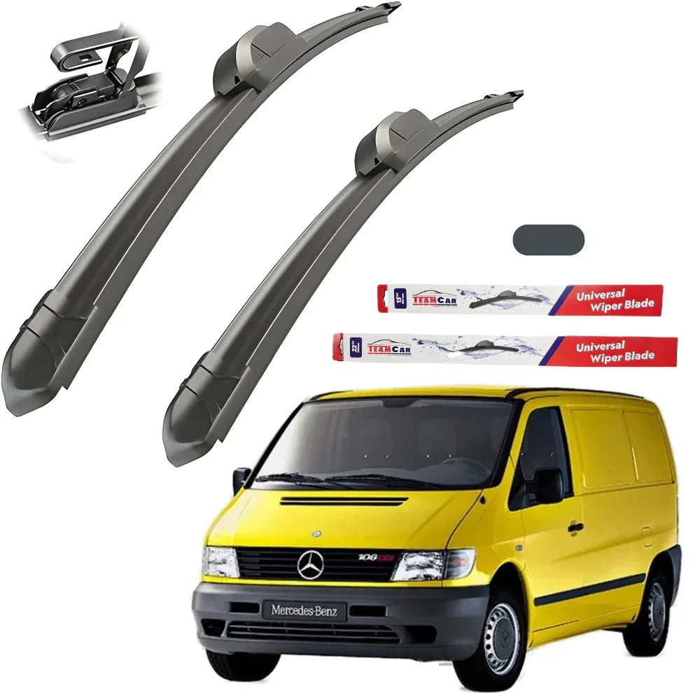 Stergatoare Mercedes Vito W638 (1996–2003) TeamCar® Flat – Set fata - 221.ro