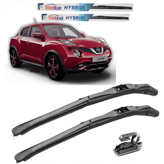 Ștergătoare Nissan Juke F15 (2010–2019) TeamCar® – Set față Hybrid - 221.ro