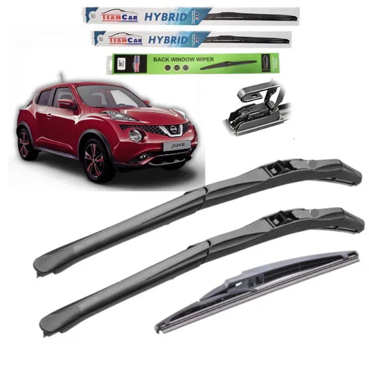Ștergătoare Nissan Juke F15 (2010–2019) TeamCar® – Set Complet Hybrid - 221.ro