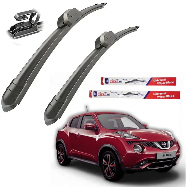 Ștergătoare Nissan Juke F15 (2010–2019) TeamCar® – Set față Flat - 221.ro