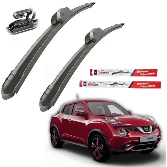 Ștergătoare Nissan Juke F15 (2010–2019) TeamCar® – Set față Flat - 221.ro