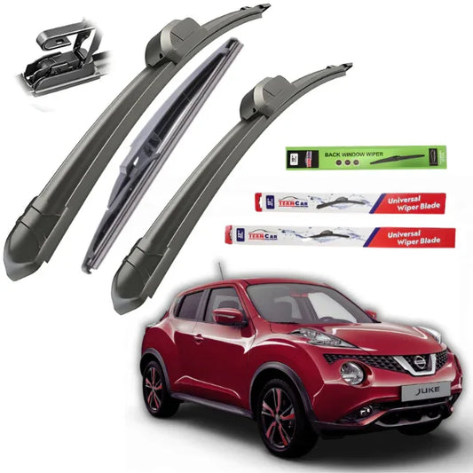 Ștergătoare Nissan Juke F15 (2010–2019) TeamCar® – Set Complet Flat - 221.ro