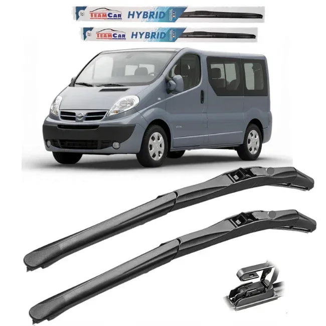 Stergatoare Nissan Primastar Minibus FL (2006–2014) TeamCar® Hybrid – Set fata - 221.ro