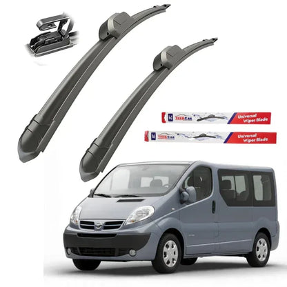 Stergatoare Nissan Primastar Minibus FL (2006–2014) TeamCar® Flat – Set fata - 221.ro