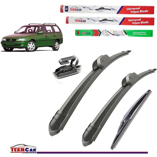 Stergatoare Opel Astra F Caravan (1991–1998) TeamCar® Flat – Set complet - 221.ro
