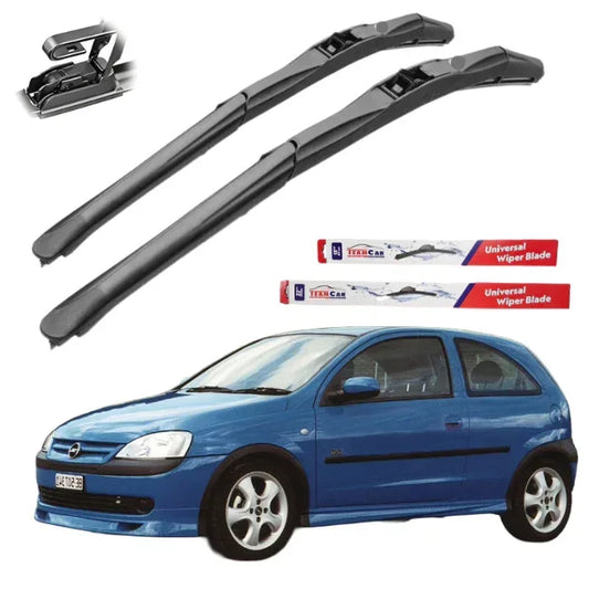 Ștergătoare TeamCar® Opel Corsa C (2000–2006) – Hybrid, Set față - 221.ro