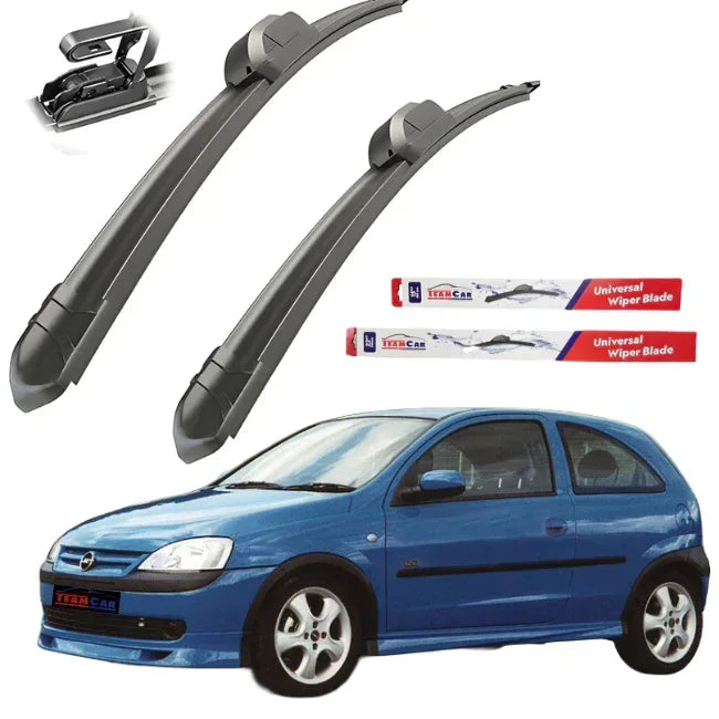 Ștergătoare TeamCar® Opel Corsa C (2000–2006) – Set față - 221.ro
