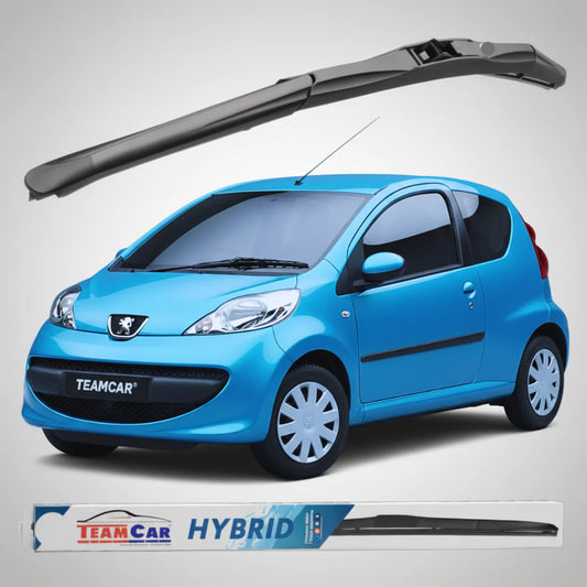 Ștergător Hibrid TeamCar® Peugeot 107 3 uși (2005–2009) | Față