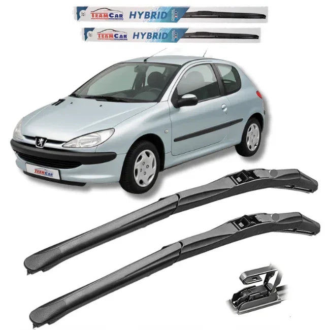Ștergătoare Peugeot 206 (1998–2012) Hatchback (3 uși) – Set față Hybrid - 221.ro