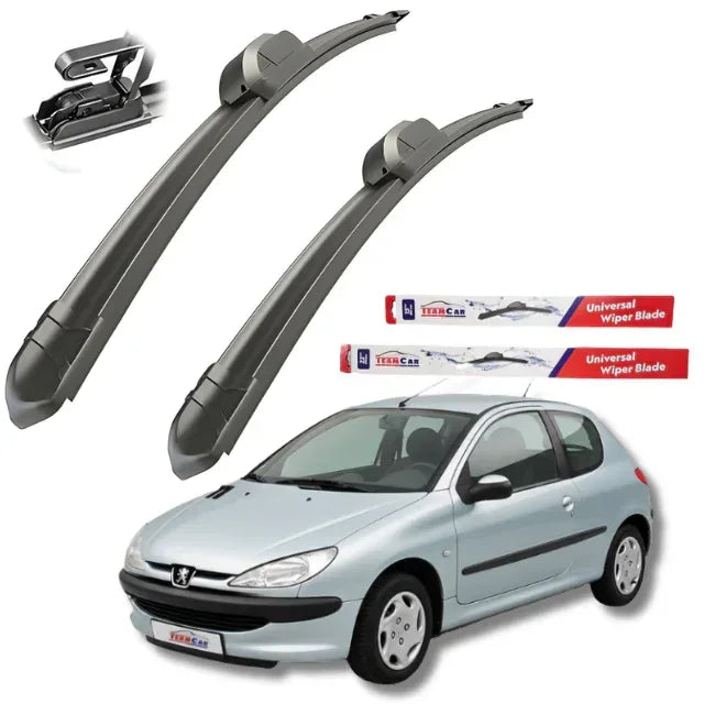 Ștergătoare Peugeot 206 (1998–2012) Hatchback (3 uși) – Set față Flat - 221.ro