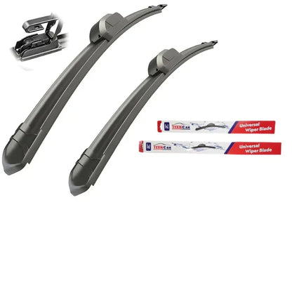 Ștergătoare Nissan Micra K12 (2005–2010) TeamCar® – Set față Flat - 221.ro