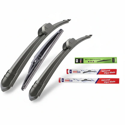 Ștergătoare Dacia Sandero I (2008–2012) TeamCar® – Set Complet Flat - 221.ro