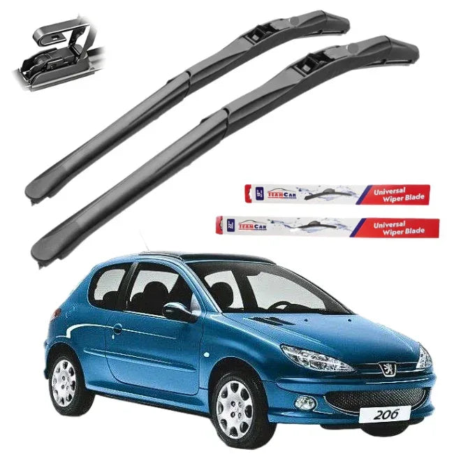 Stergatoare Peugeot 206 (1998–2012) TeamCar® Hybrid – Set fata - 221.ro