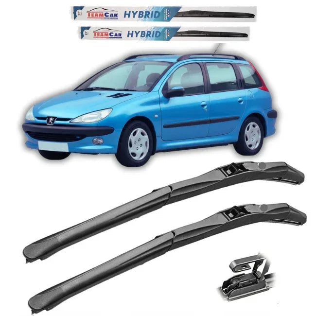 Ștergătoare Peugeot 206 (1998–2012) SW (break) – Set față Hybrid - 221.ro