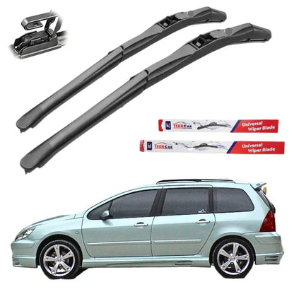 Stergatoare Peugeot 307 SW (2001–2008) TeamCar® Hybrid – Set fata - 221.ro