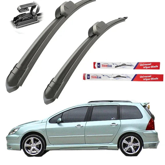 Stergatoare Peugeot 307 SW (2001–2008) TeamCar® – Set fata - 221.ro